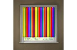 Multi Stripe 5ft Blackout Roller Blind.